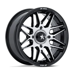 MSA Offroad Wheels – RADAR – Black – 14″x7″ 10mm – Summer Wheels – MA052BD14704410